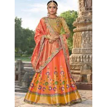Woven Designer Lehenga